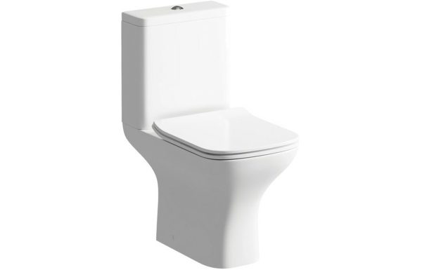 Cedar Close Coupled Open Back Wc Slim Soft Close Seat