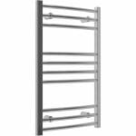 grade curved 30mm ladder radiator 800x500mm chrome