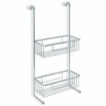 mardike 2 tier shower caddy chrome