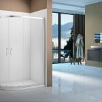 Merlyn Vivid Boost 1000x800mm 2 Door Offset Quadrant Shower Enclosure