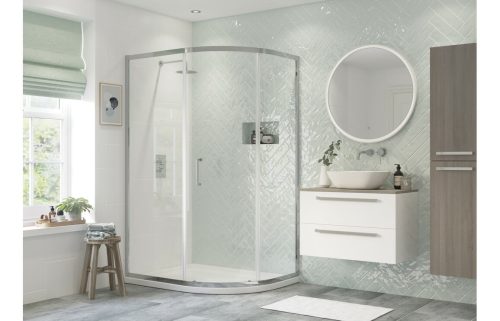 Reflection Felix 1000x800mm 1 Door Offset Quadrant Shower Enclosure