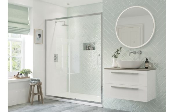 Reflection Felix Framed 1100mm Sliding Shower Door