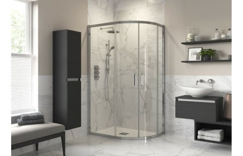 Reflection Icon 2 Door Offset Quadrant Shower Enclosure - 1000x800mm