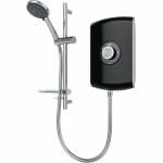 triton amore electric shower 95kw black gloss