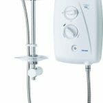 triton t80zff electric shower 85kw white chrome