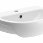 tus 500x390mm 1th semi recessed basin