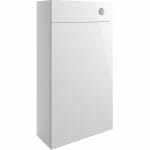 valency 500mm slim wc unit white gloss