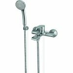 vema timea wall mounted bath shower mixer chrome