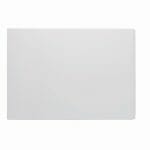 white plain 750mm end panel