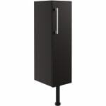 Albert 200mm Toilet Roll Unit - Matt Graphite Grey