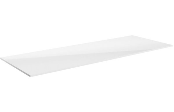 camel 1205mm laminate worktop white gloss