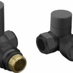 corner radiator valve pack anthracite