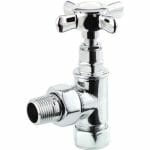 crosshead radiator valve 94x45x87mm chrome