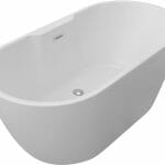 harley freestanding 1655x745x580mm bath white