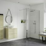 reflection icon wetroom optional retrofit 300mm rotatable panel