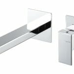 vema lys wall mounted basin mixer chrome