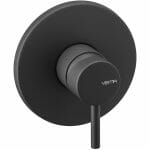 vema maira black concealed shower mixer single outlet