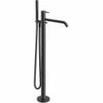 vema maira floor standing bath filler matt black