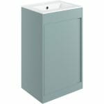 elchaig 510mm floor standing unit inc basin matt sea green