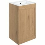 elchaig 510mm floor standing unit inc basin seville oak