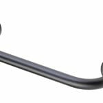 straight 64cm grab rail matt black