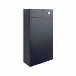 valency 500mm slim wc unit matt indigo blue