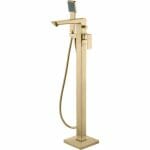 berriedale floor standing bath shower mixer brushed brass