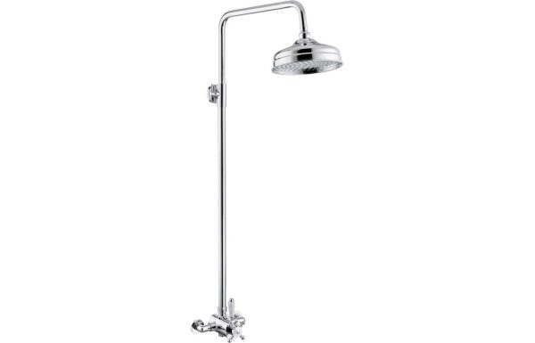 berrys berrys shower pack 2 concentric single outlet overhead shower kit