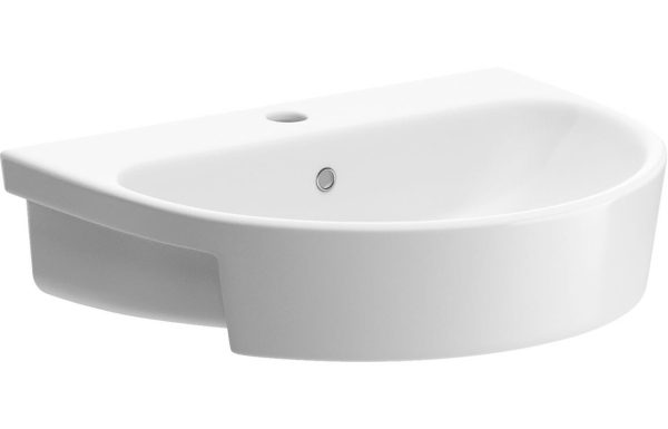 liver 550x430mm 1th semi recessed basin