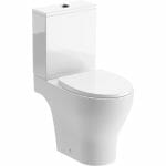 Liver Rimless Close Coupled Part Shrouded Wc Soft Close Seat