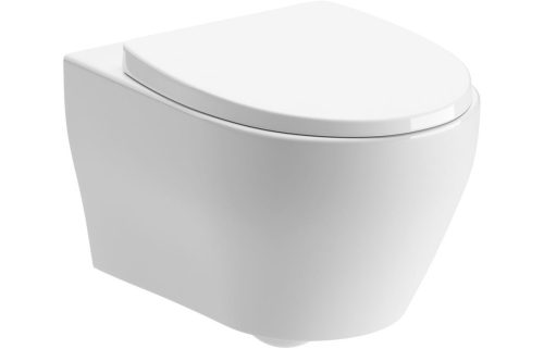 Liver Rimless Wall Hung Wc Soft Close Seat