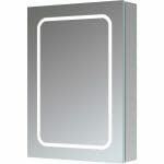 reo 500mm 1 door front lit led mirror cabinet