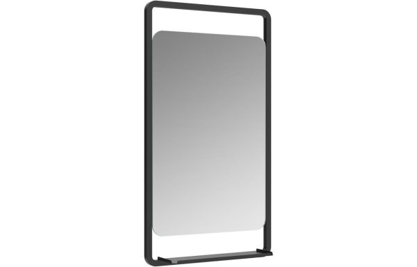 sandsend 500mm rectangle mirror w shelf