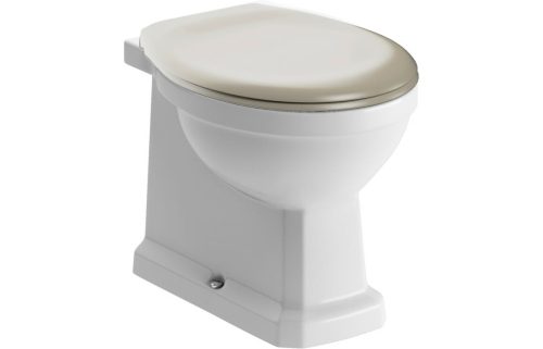 Sherford Back To Wall Wc Matt Latte Soft Close Seat