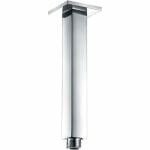 square ceiling arm 180mm chrome