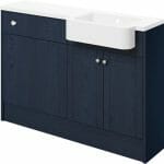 Beam 1242mm Basin & WC Unit Pack (RH) - Indigo Ash