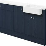 Beam 1542mm Basin, WC & 1 Door Unit Pack (RH) - Indigo Ash