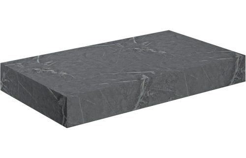 Character 800mm Wall Hung Basin Shelf - Grey Marble