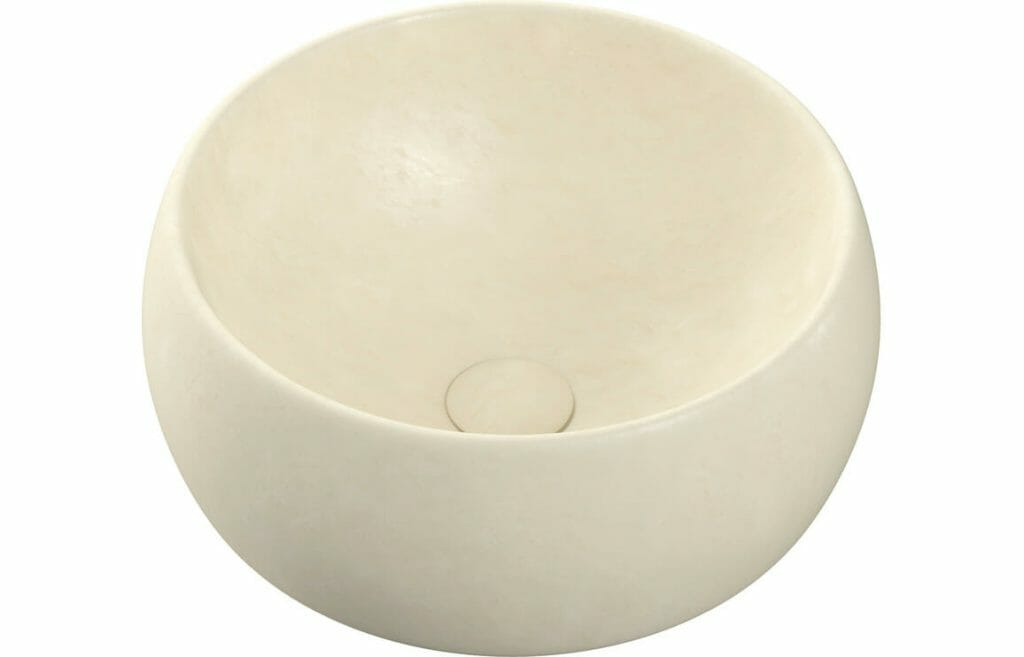 Hale 400mm Ceramic Washbowl - Stone Effect