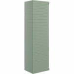 Orient 350mm Wall Hung 1 Door Tall Unit - Matt Willow Green