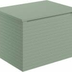 Orient 600mm Wall Hung 1 Drawer Basin Unit & Worktop - Matt Willow Green