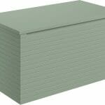 Orient 800mm Wall Hung 1 Drawer Basin Unit & Worktop - Matt Willow Green