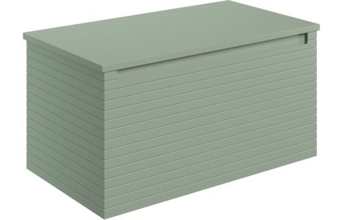 Orient 800mm Wall Hung 1 Drawer Basin Unit & Worktop - Matt Willow Green