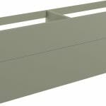 Stour 1180mm Wall Hung 4 Drawer Basin Unit (No Top) - Matt Olive Green