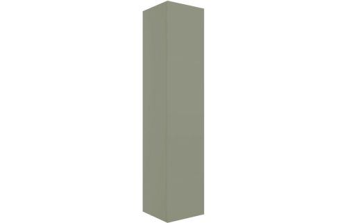 Stour 350mm Wall Hung 1 Door Tall Unit - Matt Olive Green