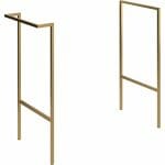 Stour Optional Frame w/Integrated Towel Rail - Brushed Brass