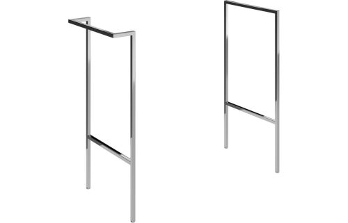 Stour Optional Frame w/Integrated Towel Rail - Chrome