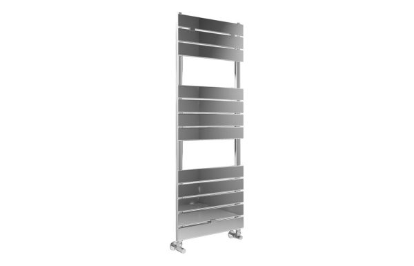 flatte square ladder radiator 500x1200mm chrome