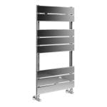 flatte square ladder radiator 500x840mm chrome